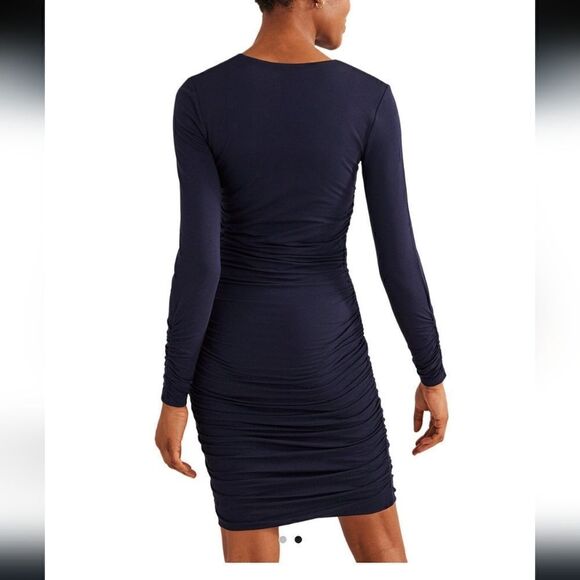 Boden Ruched Body Jersey Mini Dress - Picture 11 of 11